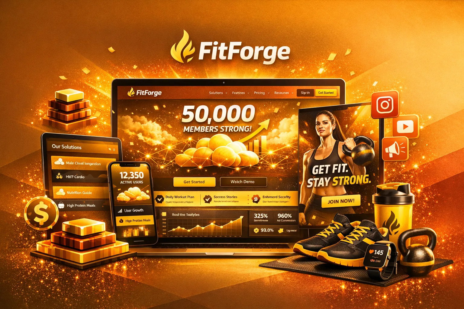 FitForge growth marketing project